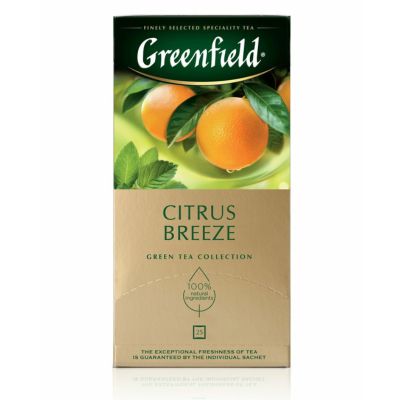 Чай Гринфилд Цитрус Бриз, 25 пак