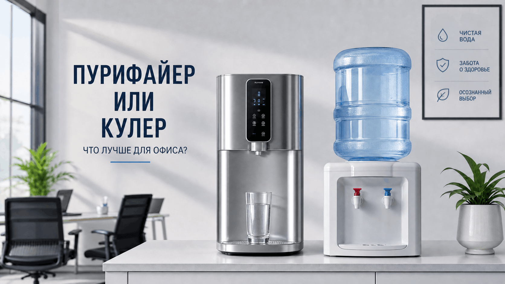 Пурифайер для воды: чем он лучше обычного кулера Пурифайер для воды: чем он лучше обычного кулера