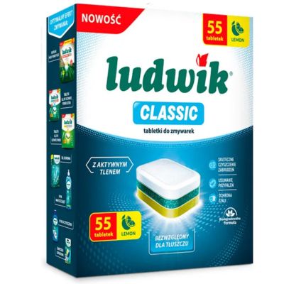 Таблетки для посудомоечных машин  Людвик  Classic 55 шт. в упаковке