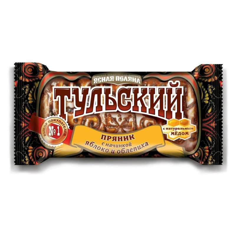 Пряник Тульский яблоко/облепиха 130г.