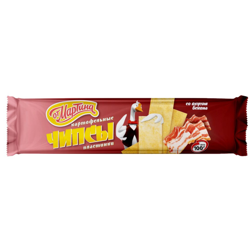 Чипсы От Мартина Бекон 100гр.