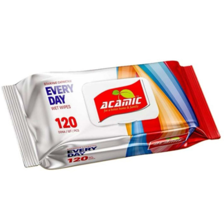 Салфетки влажные "Acamic Every Day" 120шт
