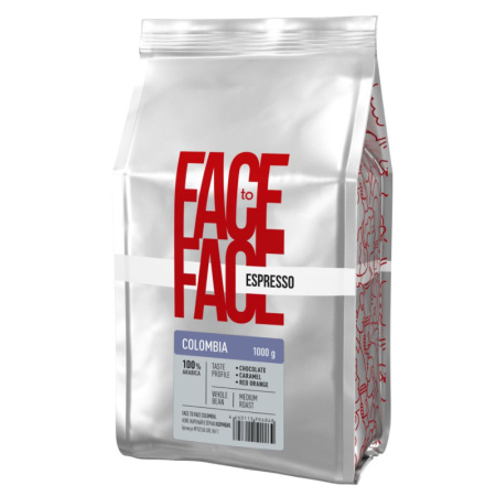 Кофе Face to Face Colombia в зёрнах 1 кг. м/у