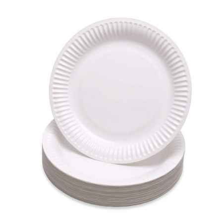Тарелка бумажная 23 см/ 100 шт