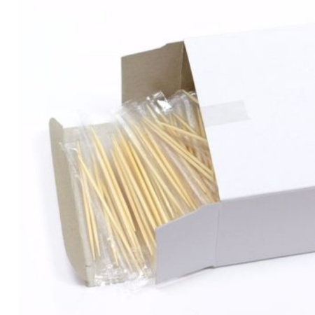 Зубочистки в индивидуальной упаковке 1000 штук/упаковка