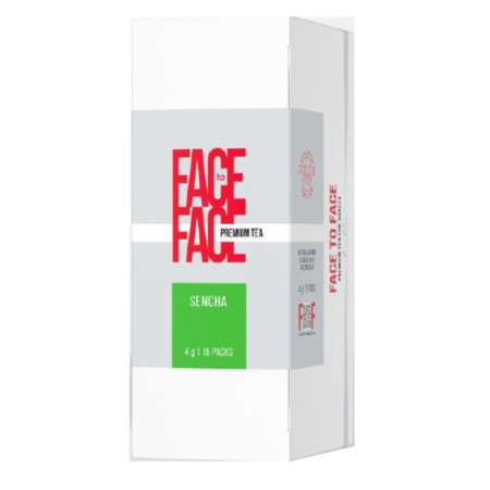 Чай FACE to FACE SENCHA зеленый  пакет 15*4гр