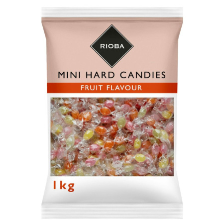 Мини-леденцы Rioba фруктовые вкусы 1кг