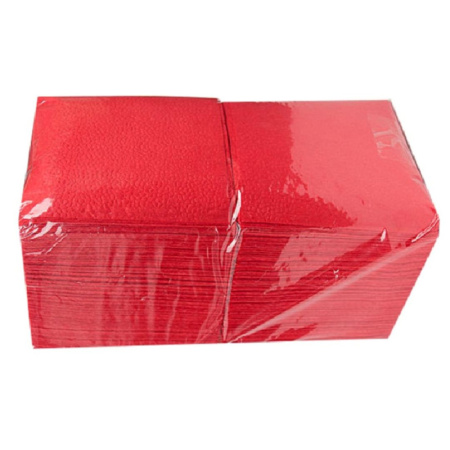 Салфетки Оптимум биг-пак, 24*24см, 1-слой 360шт красные