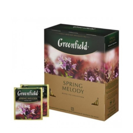 Гринфилд 100 пакетиков Spring Melody