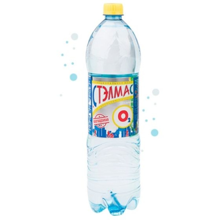 Вода  STELMAS O2 обогащенная  кислородом, 1,5 л негаз  6шт/уп