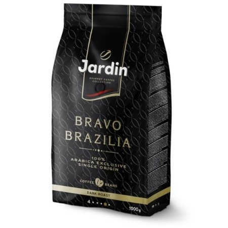 Кофе Жардин Браво Бразилия зерно 1000г.