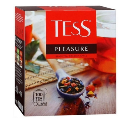 Tess Pleasure 100 пакетиков черный чай