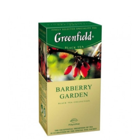 Гринфилд 25 пакетиков Barberry Garden черный чай