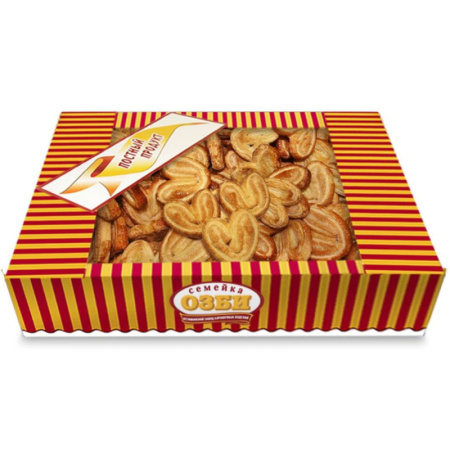 Изделие слоеное Семейка Озби Мини-плюшки с сахаром лайт, 500г