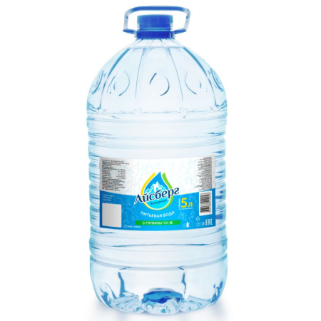 Вода 5л негазированная Айсберг