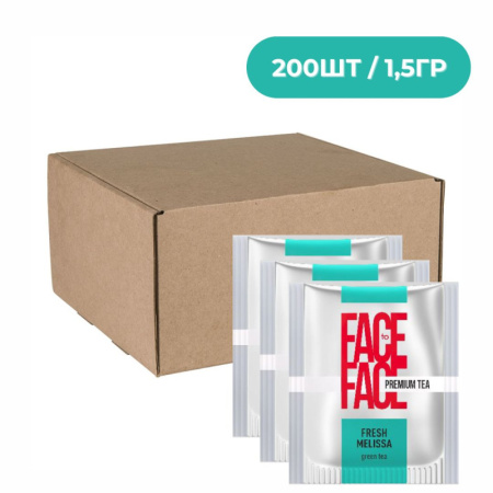 Чай FACE to FACE FRESH MELISSA зеленый сашет 200шт.