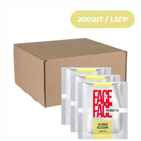Чай FACE to FACE PURE JASMINE BLOSSOM  зеленый сашет 200шт.
