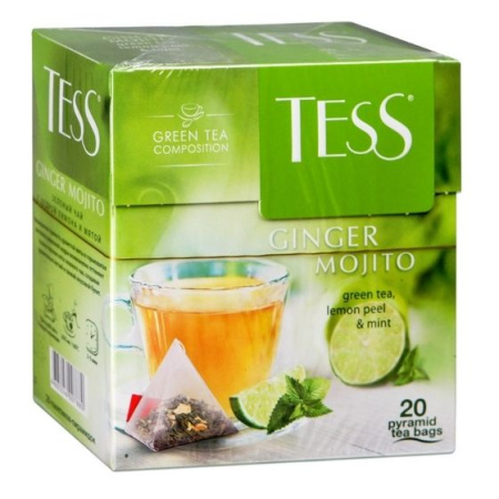 Tess Джинджер Мохито 20 пирамидок зеленый чай